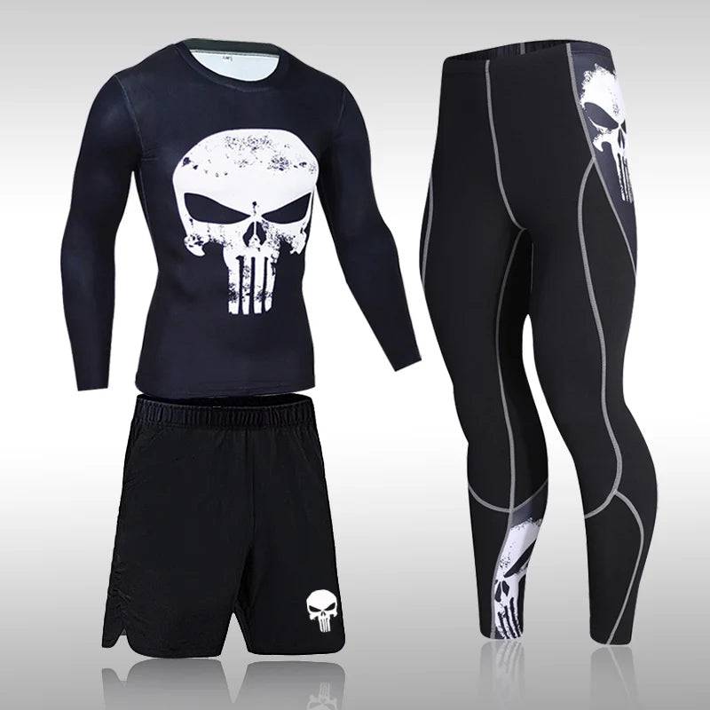 
                  
                    Men's Compression Sportswear Suits Gym Tights Training Clothes Workout Jogging Sports Set Running Rashguard Tracksuit For Men
                  
                