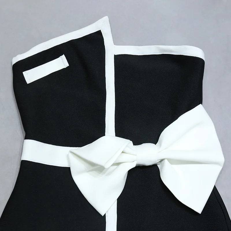 
                  
                    Color Block Off Shoulder Bow One Piece Swimwear and Cover Up Women's Push Up Bandeau Swimsuit Luxury Bathing Suit Beachwear 2024
                  
                