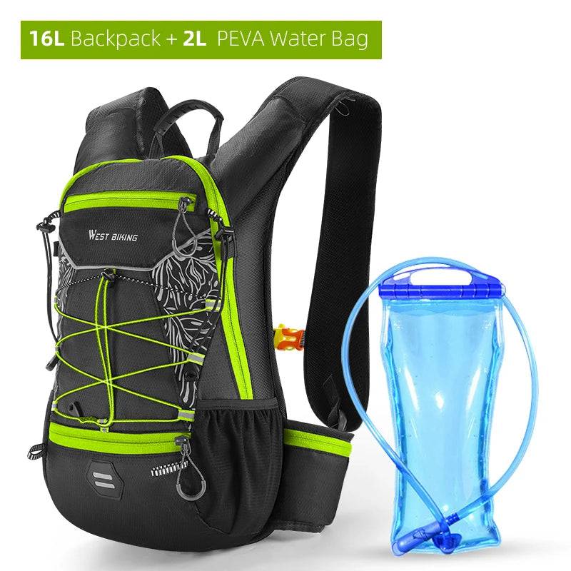 
                  
                    WEST BIKING Lightweight Outdoor Travel Backpack 16L Large Capacity Bicycle Sports Bag Climbing Hiking Cycling Hydration Backpack
                  
                