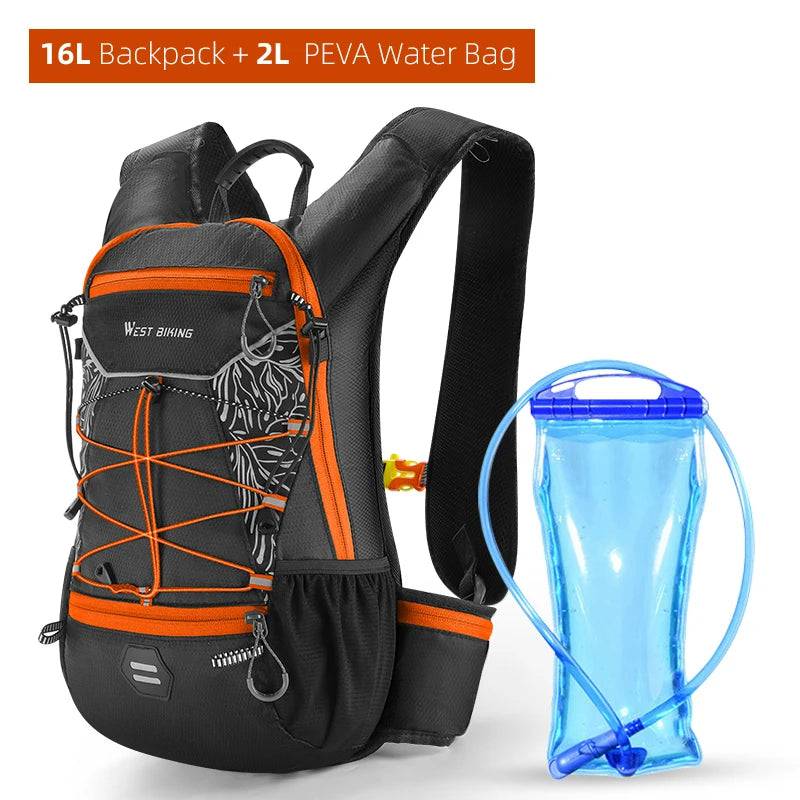 
                  
                    WEST BIKING Lightweight Outdoor Travel Backpack 16L Large Capacity Bicycle Sports Bag Climbing Hiking Cycling Hydration Backpack
                  
                