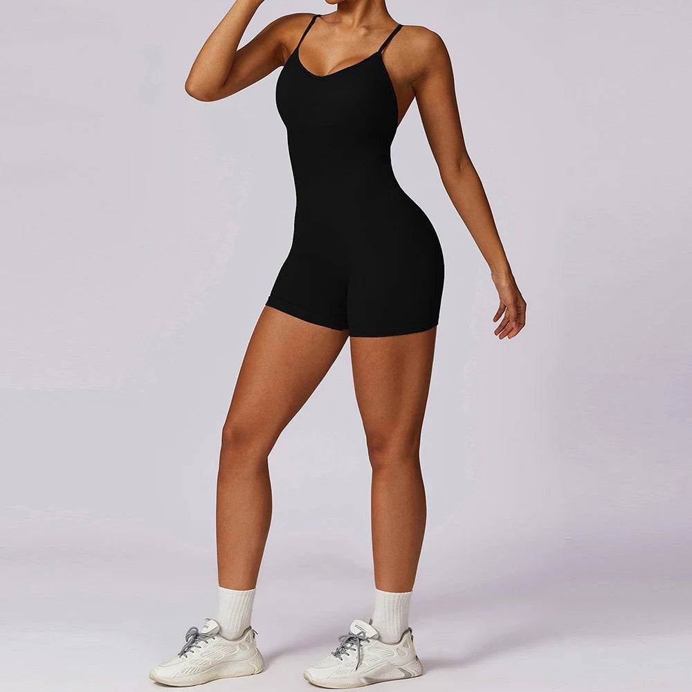 
                  
                    Yoga Backless Cami Sports Unitard Romper One Piece Sports Suit Fitness Jumpsuit Women
                  
                