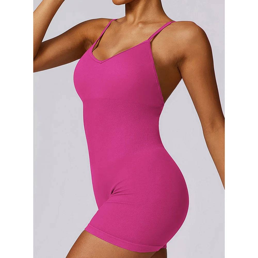 
                  
                    Yoga Backless Cami Sports Unitard Romper One Piece Sports Suit Fitness Jumpsuit Women
                  
                