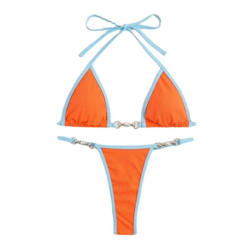 
                  
                    Sexy TwoPieces Bikini Set Women Random Print Bikini Set Push-Up Swimsuit Sandbeach Swimwear Bathing Suit
                  
                