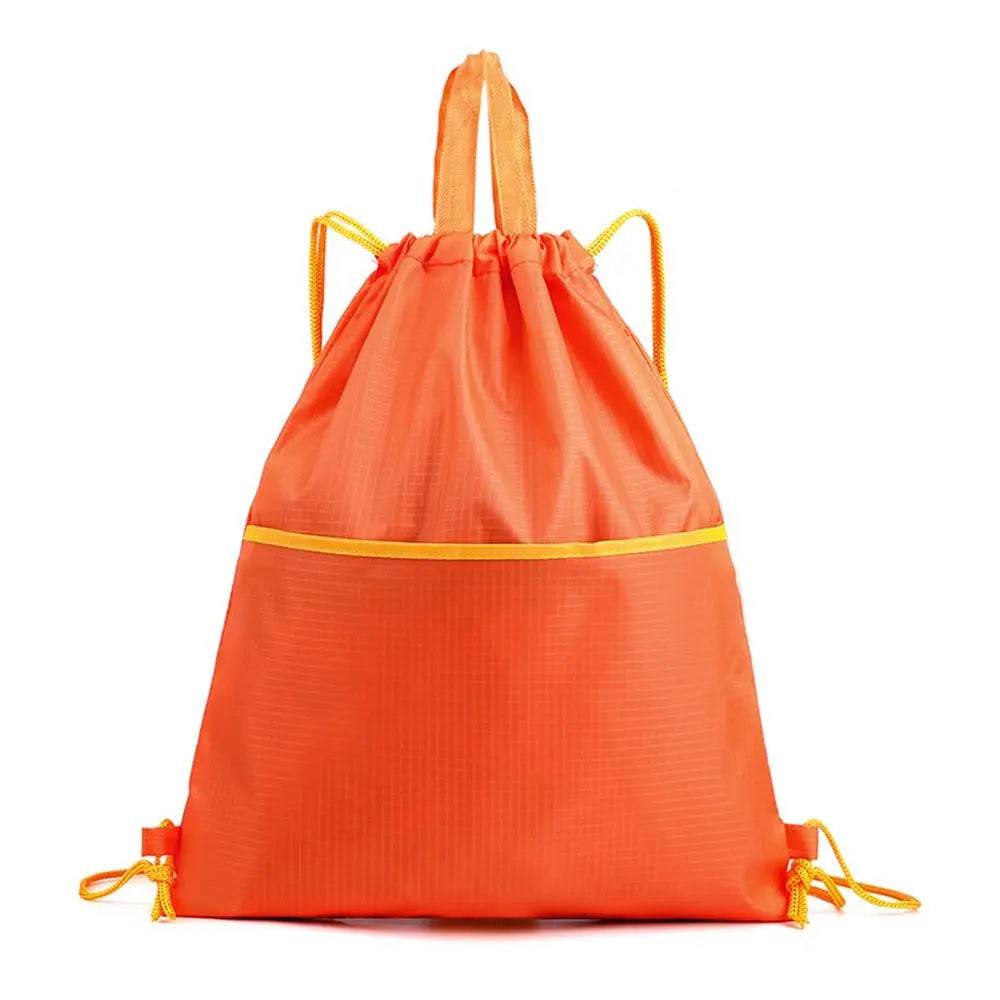 
                  
                    Outdoor Waterproof Nylon Sports Bag Drawstring Bag Travel Sport Drawstring Two Pocket Lightweight Backpack
                  
                