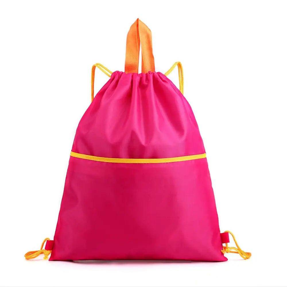 
                  
                    Outdoor Waterproof Nylon Sports Bag Drawstring Bag Travel Sport Drawstring Two Pocket Lightweight Backpack
                  
                