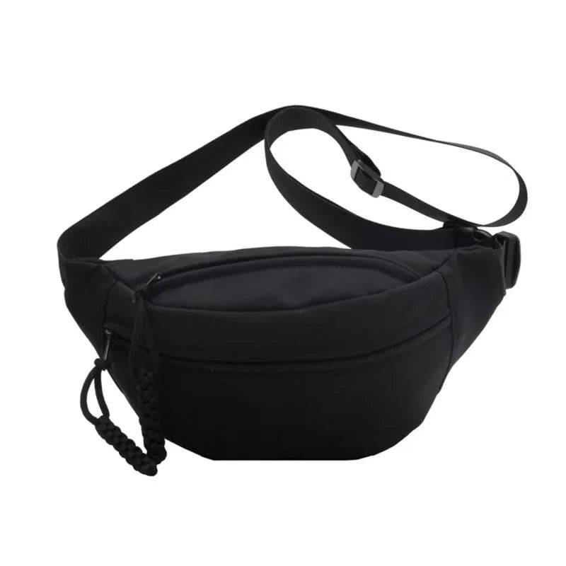 
                  
                    Waist Bag Women New Canvas Leisure Portable Zipper Korean Style Canvas Chest Bag Shoulder Bag Waist Bag Sports
                  
                