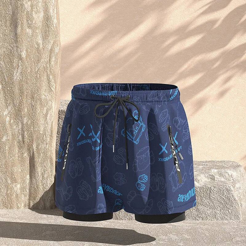 
                  
                    EU2XS-XL Men Teens Swim Trunks Anti Embarrassment Loose Quick Dry Swimming Shorts Seaside Beach Swimsuit Hot Spring Swimwear Set
                  
                