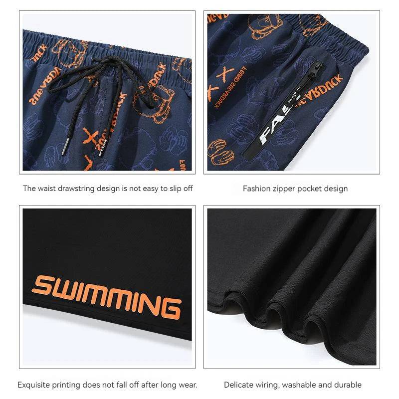 
                  
                    EU2XS-XL Men Teens Swim Trunks Anti Embarrassment Loose Quick Dry Swimming Shorts Seaside Beach Swimsuit Hot Spring Swimwear Set
                  
                