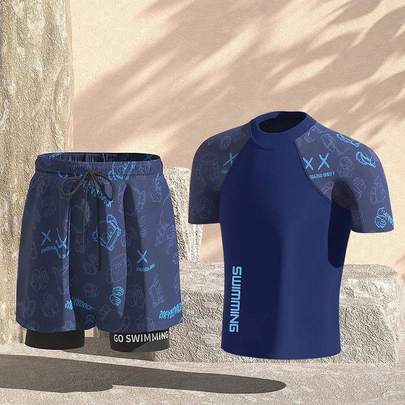 
                  
                    EU2XS-XL Men Teens Swim Trunks Anti Embarrassment Loose Quick Dry Swimming Shorts Seaside Beach Swimsuit Hot Spring Swimwear Set
                  
                