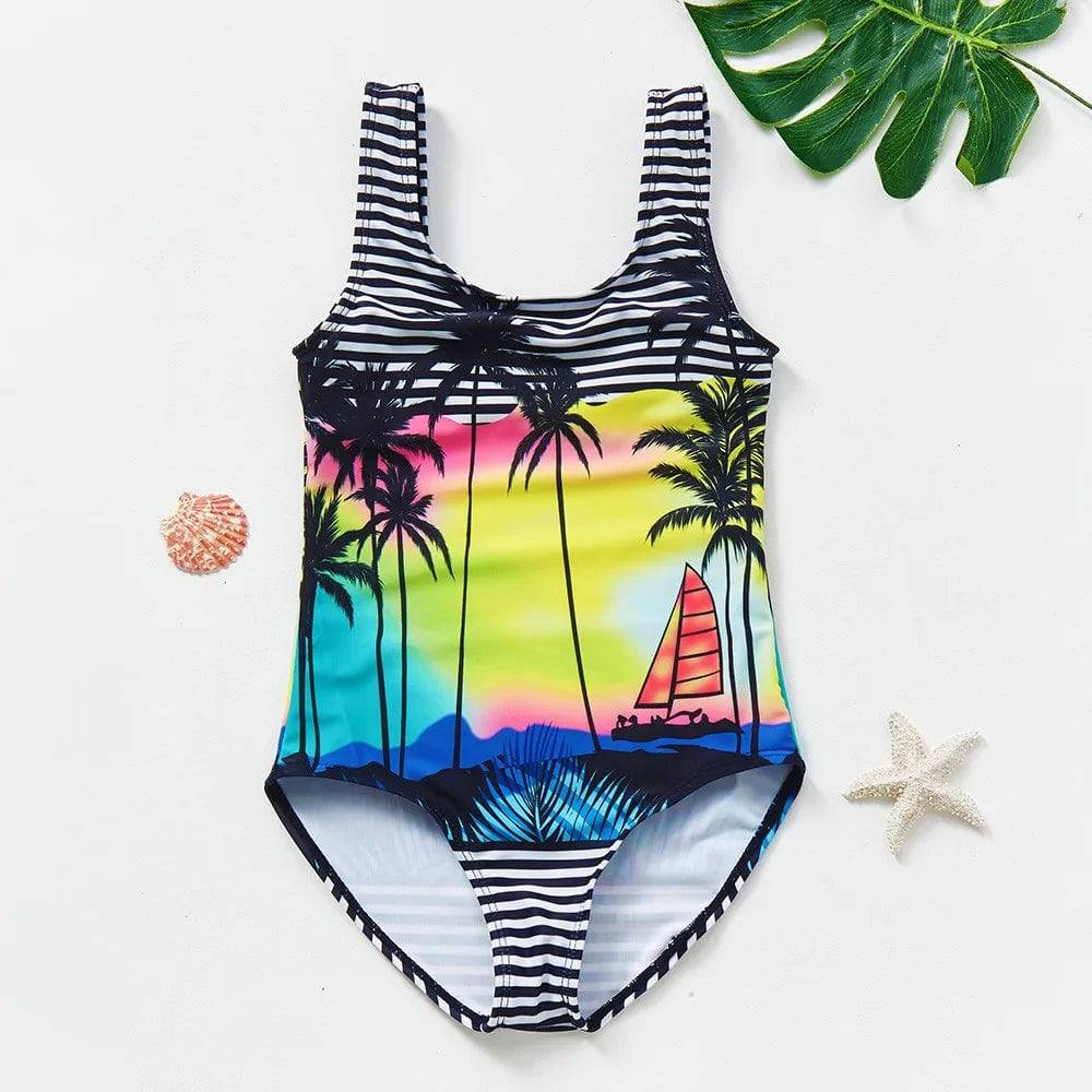 
                  
                    2~11Y Girls Swimsuit One Piece Girls Swimwear Rainbow print Children Swimwear Girls Swimming Outfit Kids Beachwear
                  
                