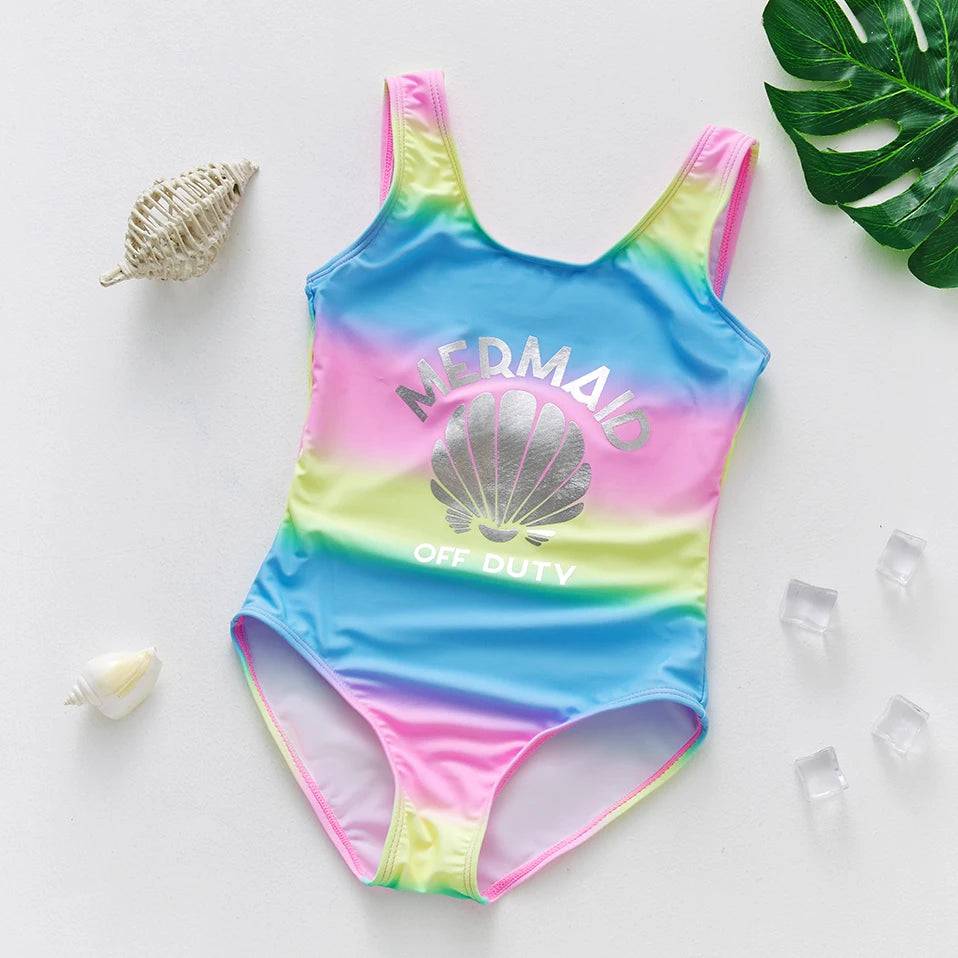 
                  
                    2~11Y Girls Swimsuit One Piece Girls Swimwear Rainbow print Children Swimwear Girls Swimming Outfit Kids Beachwear
                  
                