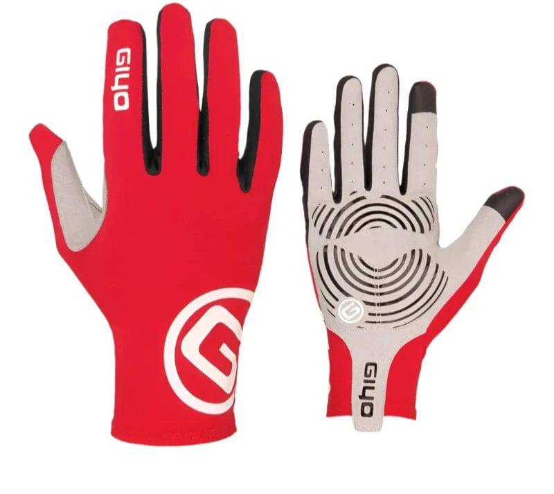 Giyo Wind Breaking Cycling Full Finger Gloves Touch Screen Anti-slip Bicycle Lycra Fabric Mittens Bicicleta Road Bike Long Glove