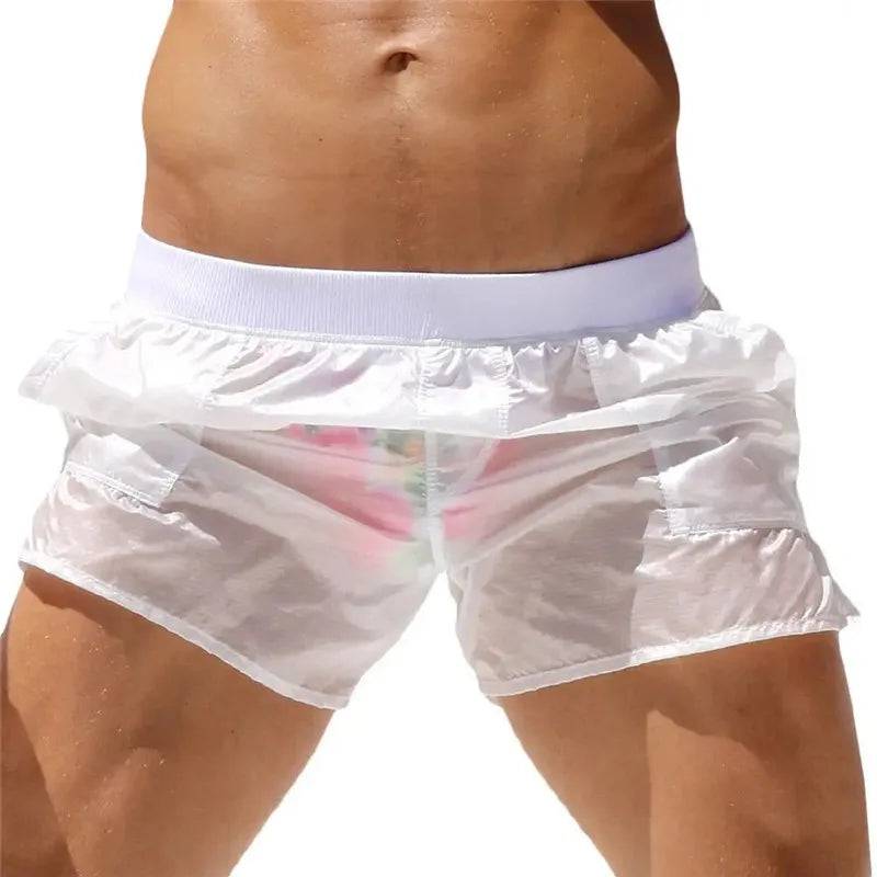 
                  
                    Summer Swimwear Men Shorts Swimsuits Swim Trunks Boxer Man Breathable Briefs Surf Board Sunga Swim Suits Maillot De Bain Beach
                  
                