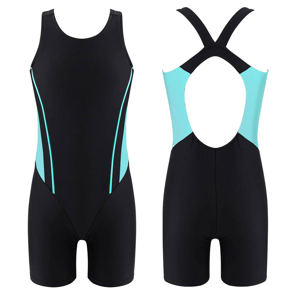 
                  
                    Kids Girls Legsuit Swimsuit Sleeveless One Piece Swimwear Sports Rashguard Shorty Wetsuit Surfing Swimming Jumpsuit Bodysuit
                  
                