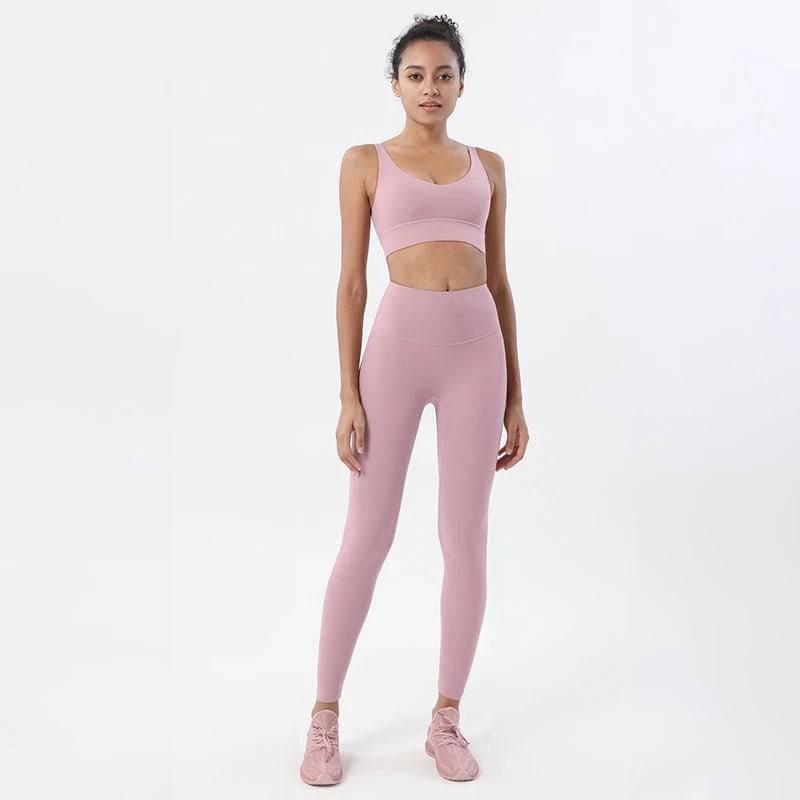 
                  
                    SOISOU Nylon Tracksuits Women's Yoga Set Sports Suit Gym Fitness Bra Leggings Women Lounge Wear Crop Tops Sexy 18 Colors
                  
                