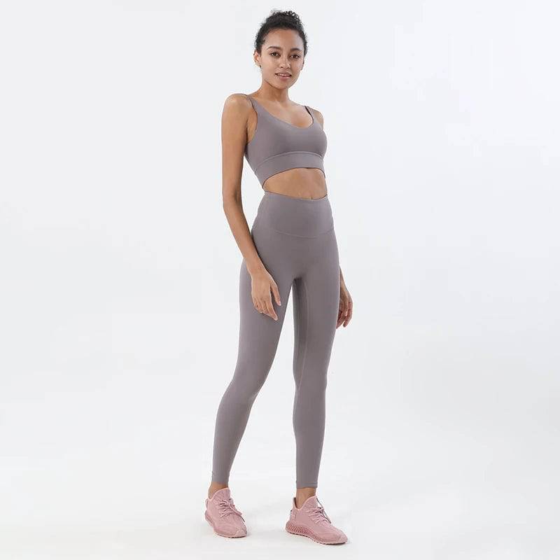 
                  
                    SOISOU Nylon Tracksuits Women's Yoga Set Sports Suit Gym Fitness Bra Leggings Women Lounge Wear Crop Tops Sexy 18 Colors
                  
                