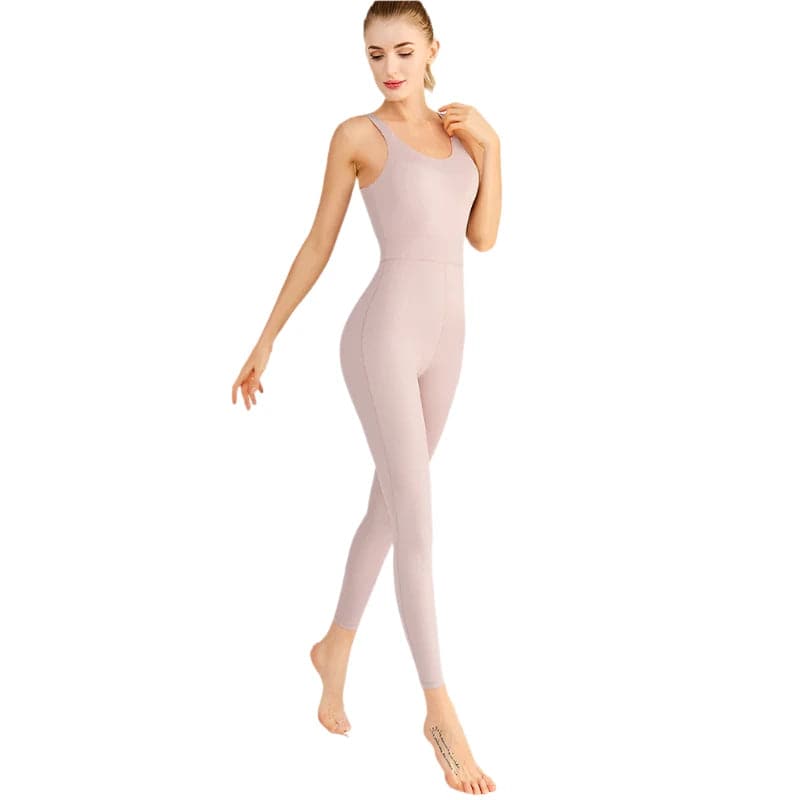 DANCEFISH Sport Outfit For Woman Fitness Class  Suit Beautiful Back Sportwear Dancewear Aerial Yoga Jumpsuits