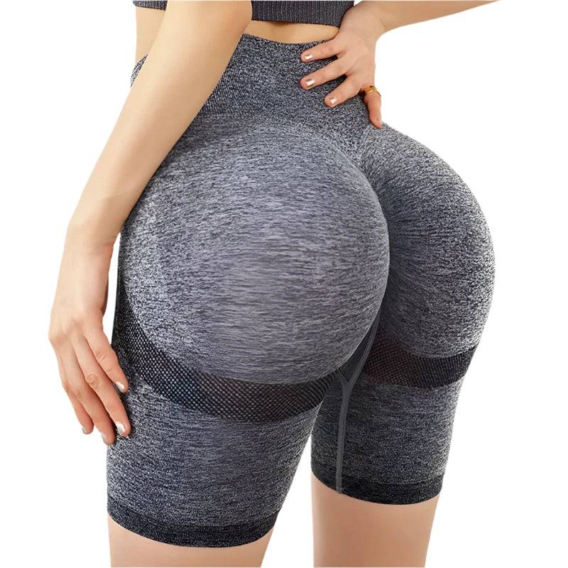 Seamless Yoga Shorts High Waist Compression Workout Shorts Women Sexy Booty Tummy Control Gym Leggings Summer Running Shorts