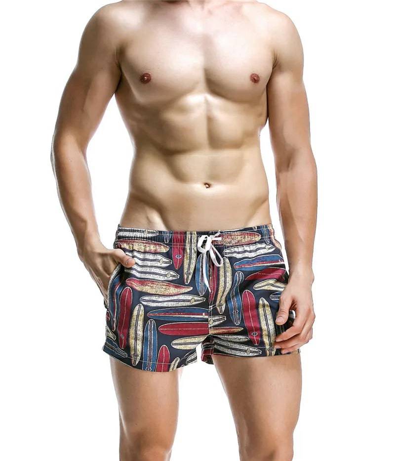 
                  
                    SEOBEAN Summer Hot Short Men Board Shorts Coconut Leaf Pattern Sea Beach Style Men's Shorts Men Quick Dry Shorts Trunks
                  
                