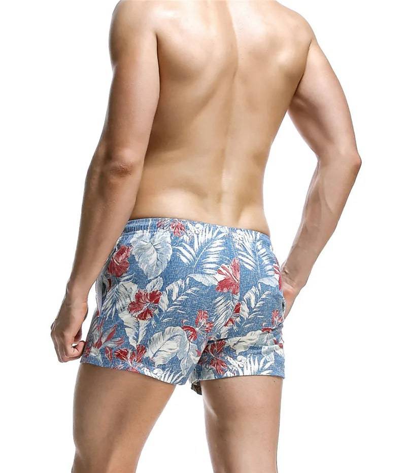 
                  
                    SEOBEAN Summer Hot Short Men Board Shorts Coconut Leaf Pattern Sea Beach Style Men's Shorts Men Quick Dry Shorts Trunks
                  
                