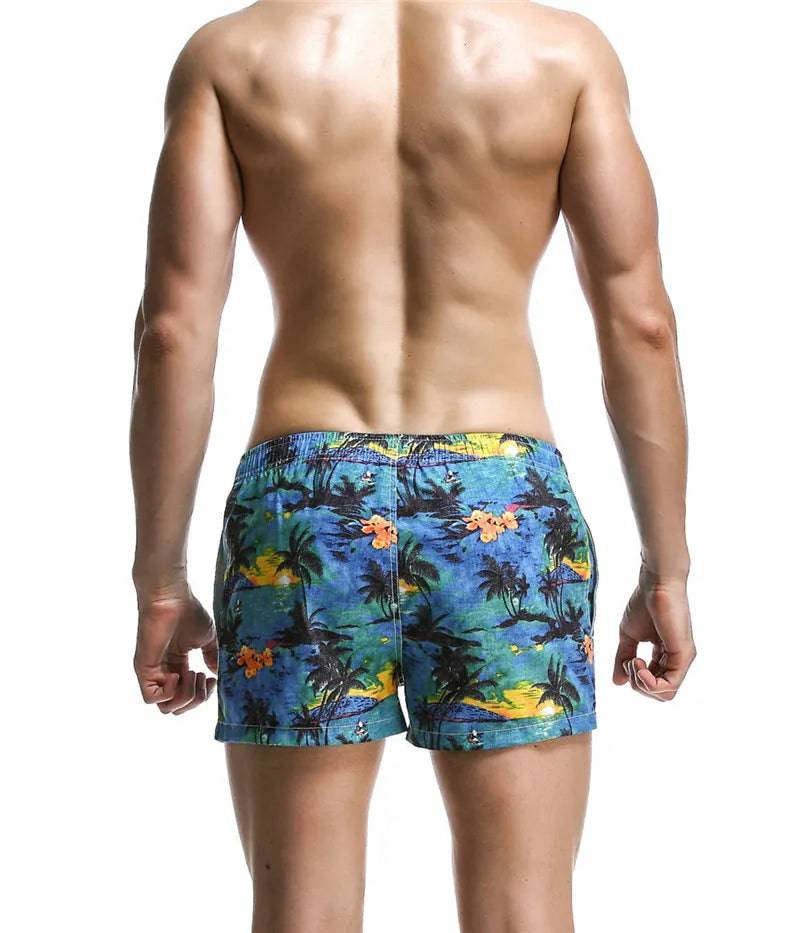 
                  
                    SEOBEAN Summer Hot Short Men Board Shorts Coconut Leaf Pattern Sea Beach Style Men's Shorts Men Quick Dry Shorts Trunks
                  
                