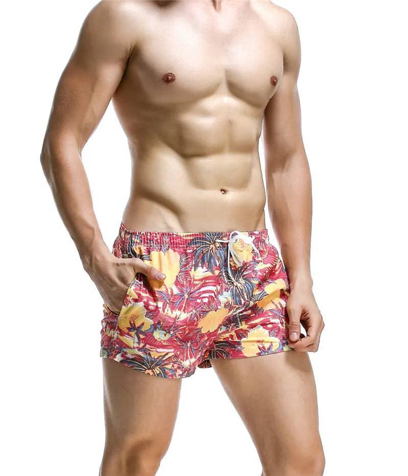 
                  
                    SEOBEAN Summer Hot Short Men Board Shorts Coconut Leaf Pattern Sea Beach Style Men's Shorts Men Quick Dry Shorts Trunks
                  
                