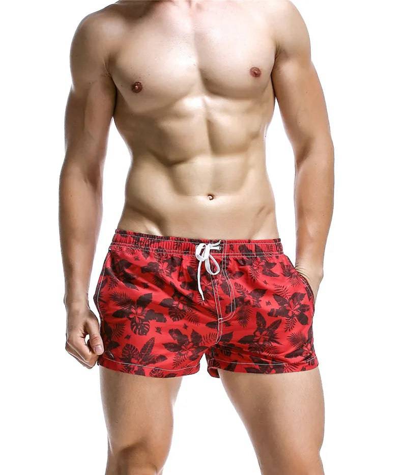 
                  
                    SEOBEAN Summer Hot Short Men Board Shorts Coconut Leaf Pattern Sea Beach Style Men's Shorts Men Quick Dry Shorts Trunks
                  
                