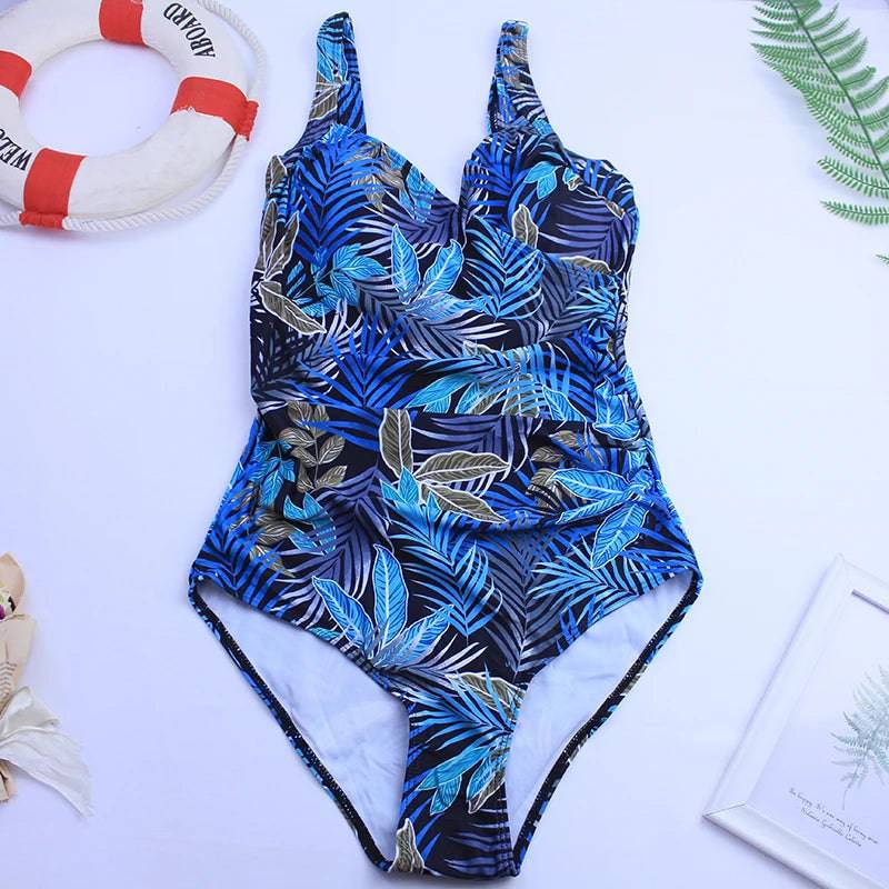 
                  
                    2024 One Piece Swimsuit Sexy Plus Size Swimwear Women Tummy Control Beach Wear for Bathing Suits Monokini Maillot De Bain Femme
                  
                