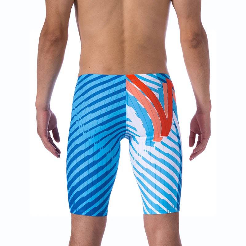 
                  
                    MY KILOMETRE Men's Swimming Trunks Professional Athletic Swim Jammers Swimwear Men Swimsuit Durable Training Swimming Shorts
                  
                