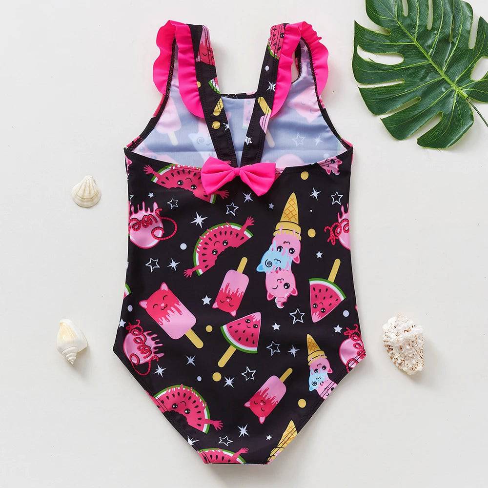 
                  
                    3~12Year Girls swimwear one piece Girls swimsuit Children swimwear Kids Girls Swimming outfit Beach wear
                  
                