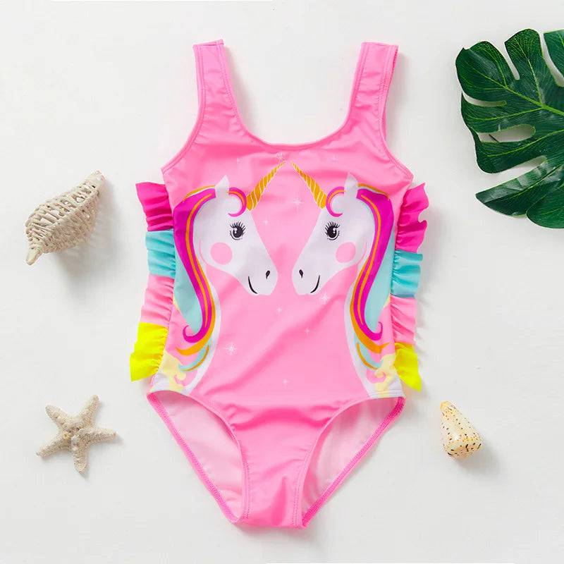 
                  
                    3~12Year Girls swimwear one piece Girls swimsuit Children swimwear Kids Girls Swimming outfit Beach wear
                  
                