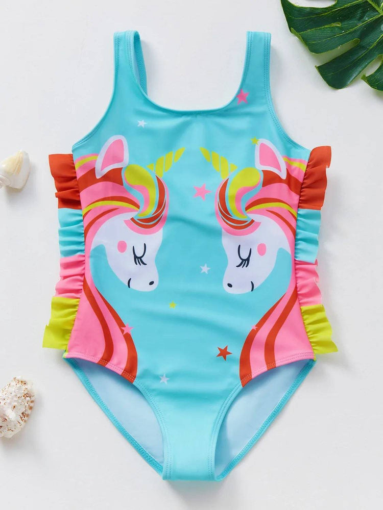 
                  
                    3~12Year Girls swimwear one piece Girls swimsuit Children swimwear Kids Girls Swimming outfit Beach wear
                  
                