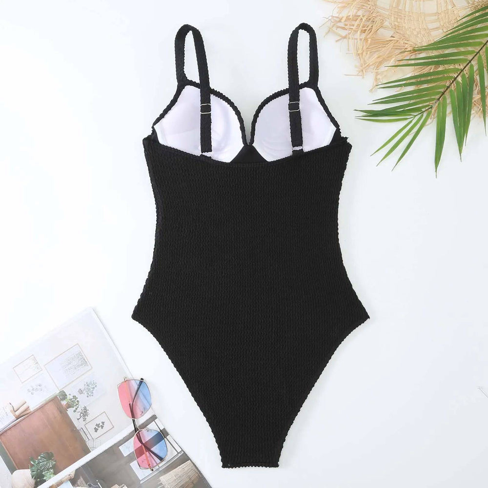 
                  
                    2023 Push Up Swimsuit Women One Piece Solid Swimwear Female Bodysuit Bathers Bathing Swimming Swim Suit Summer Beachwear
                  
                