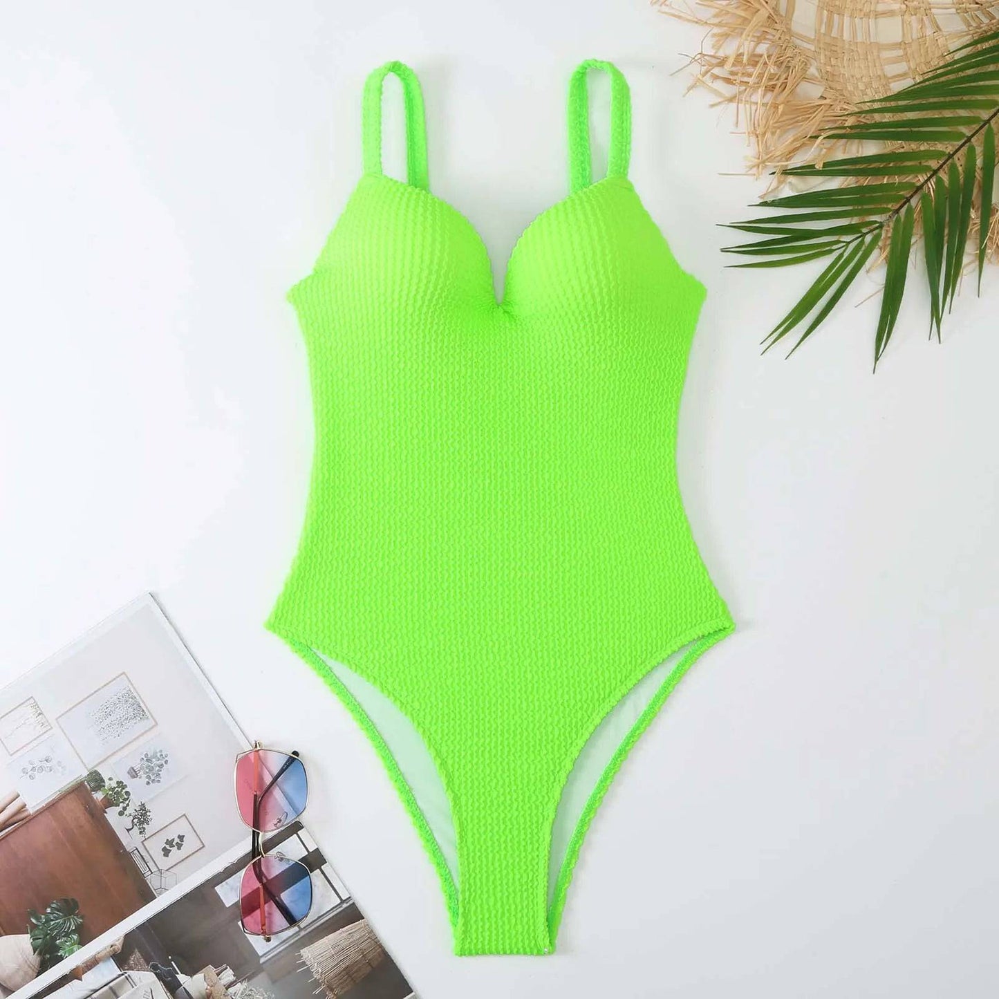 
                  
                    2023 Push Up Swimsuit Women One Piece Solid Swimwear Female Bodysuit Bathers Bathing Swimming Swim Suit Summer Beachwear
                  
                