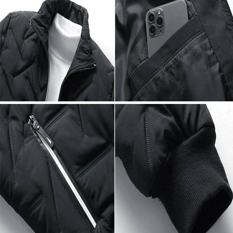 
                  
                    Autumn Winter Men's Padded Jackets Fashion Cotton Thicken Warm Parkas For Men Thermal Windbreaker Overcoat Clothing
                  
                