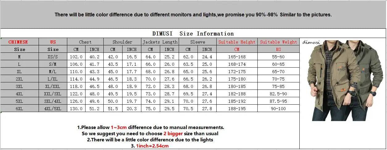 
                  
                    DIMUSI Men's Jackets Casual Outwear Hiking Windbreaker Hooded Coats Fashion Army Cargo Bomber Jackets Mens Clothing
                  
                