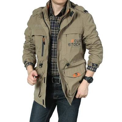 
                  
                    DIMUSI Men's Jackets Casual Outwear Hiking Windbreaker Hooded Coats Fashion Army Cargo Bomber Jackets Mens Clothing
                  
                