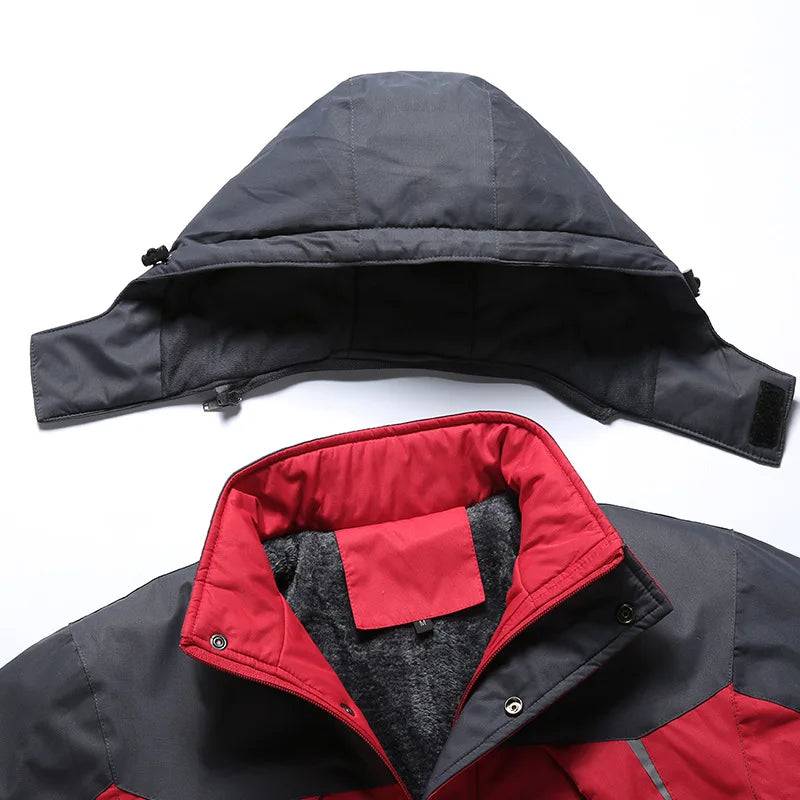 
                  
                    DIMUSI Winter Jacket Men Parka Thermal Fleece jacket Coats Men jackets Windbreaker jaqueta Windproof Waterproof Coats Men 5XL
                  
                