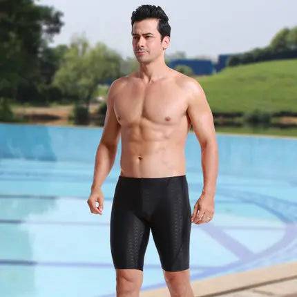 
                  
                    Men Shark Skin Water Repellent Professional Competitive Swimming Trunks Brand Soild Jammer Swimsuit Pant Racing Briefs L-5XL
                  
                