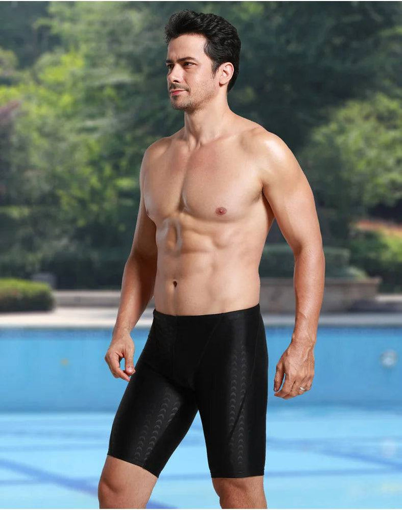 
                  
                    Men Shark Skin Water Repellent Professional Competitive Swimming Trunks Brand Soild Jammer Swimsuit Pant Racing Briefs L-5XL
                  
                