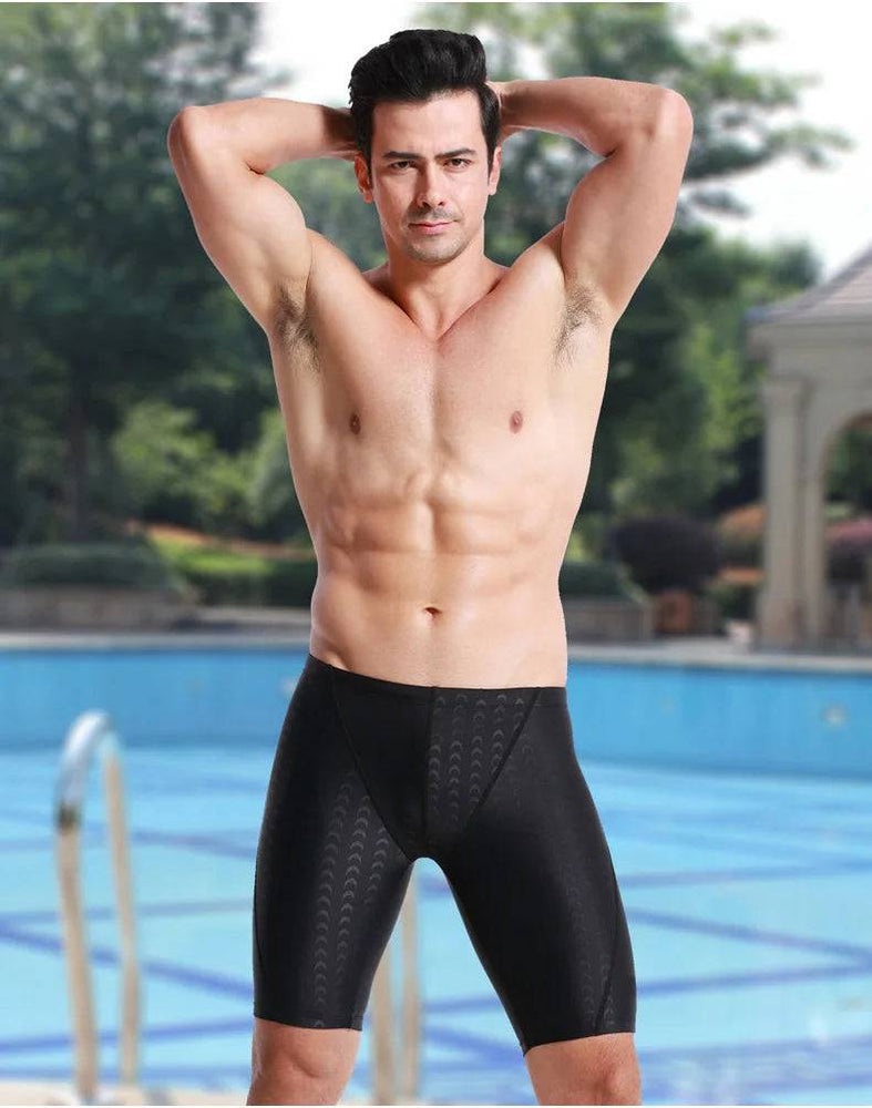 
                  
                    Men Shark Skin Water Repellent Professional Competitive Swimming Trunks Brand Soild Jammer Swimsuit Pant Racing Briefs L-5XL
                  
                