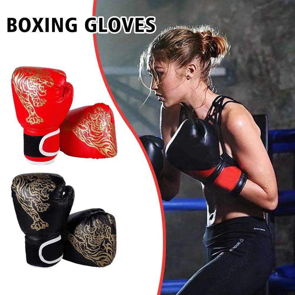 
                  
                    Boxing Gloves Professional Tiger Breathable PU Leather Flame Gloves Sanda Boxes Thai Gloves Thai Muay Thai Boxing Fight Gloves
                  
                