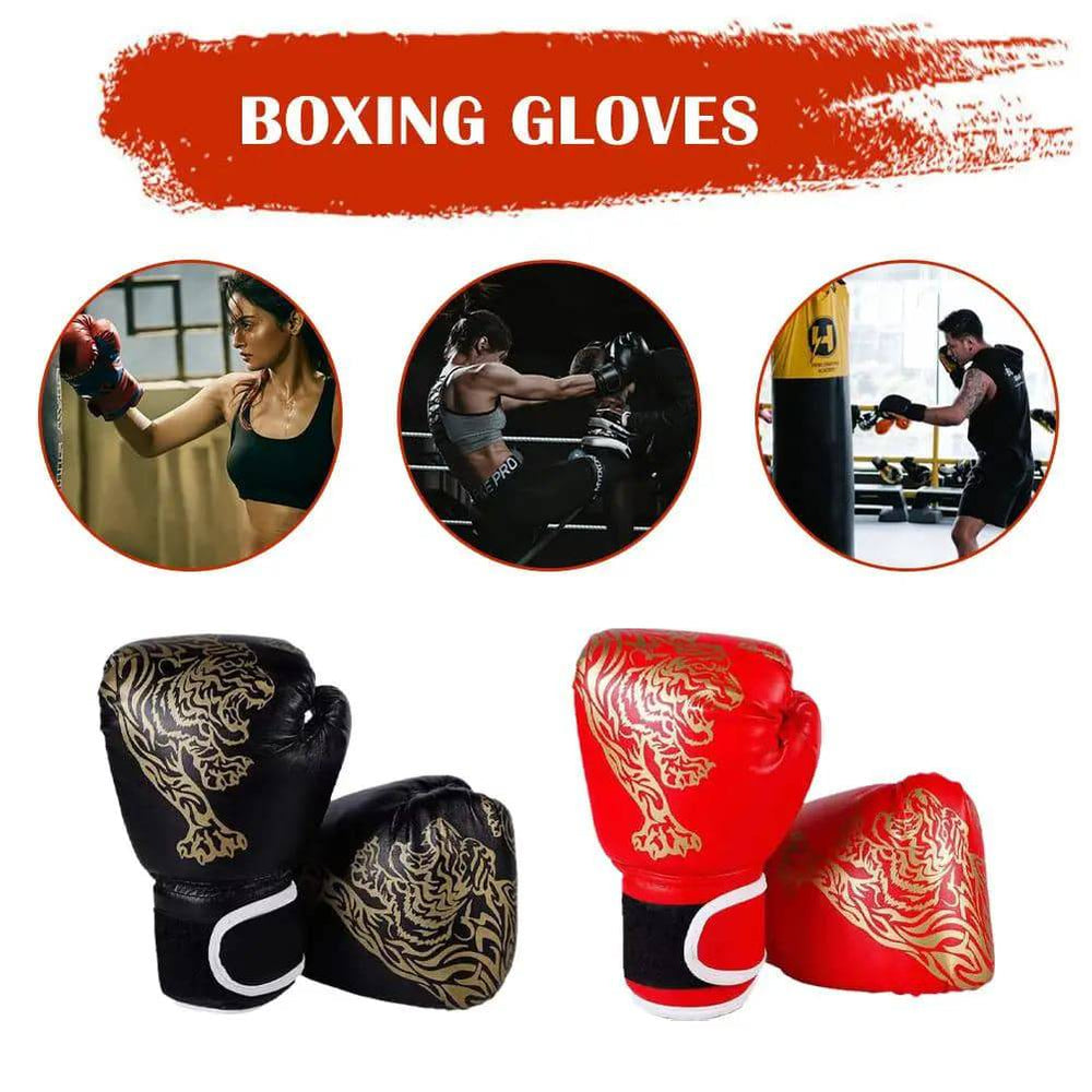 
                  
                    Boxing Gloves Professional Tiger Breathable PU Leather Flame Gloves Sanda Boxes Thai Gloves Thai Muay Thai Boxing Fight Gloves
                  
                