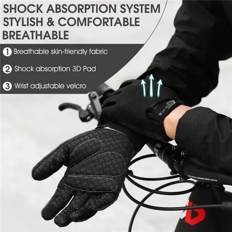 
                  
                    WEST BIKING Spring Autumn Unisex Cycling Gloves Full Finger Touch Screen Mountaineering Sports Gloves Summer Fingerless Mitts
                  
                