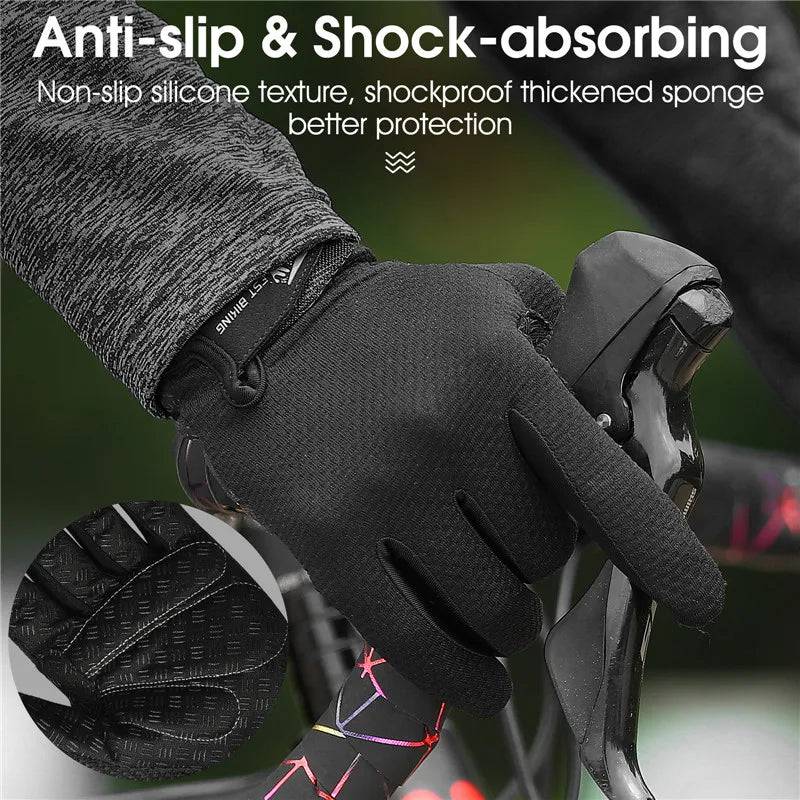 
                  
                    WEST BIKING Spring Autumn Unisex Cycling Gloves Full Finger Touch Screen Mountaineering Sports Gloves Summer Fingerless Mitts
                  
                