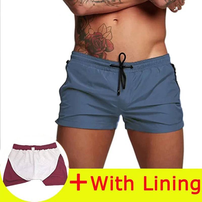 
                  
                    2024 New Mens Swimsuit Sexy Swimwear Men Swimming Shorts Men Briefs Beach Shorts Sports Suits Surf Board Shorts Men Swim Trunks
                  
                