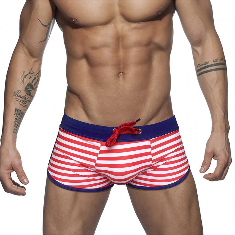 
                  
                    Sexy Striped Bikini Swimsuit Man Swimming Trunks for Men Slip Swimwear Swim Wear Briefs JESSBORN Beachwear Bathing Suit Shorts
                  
                