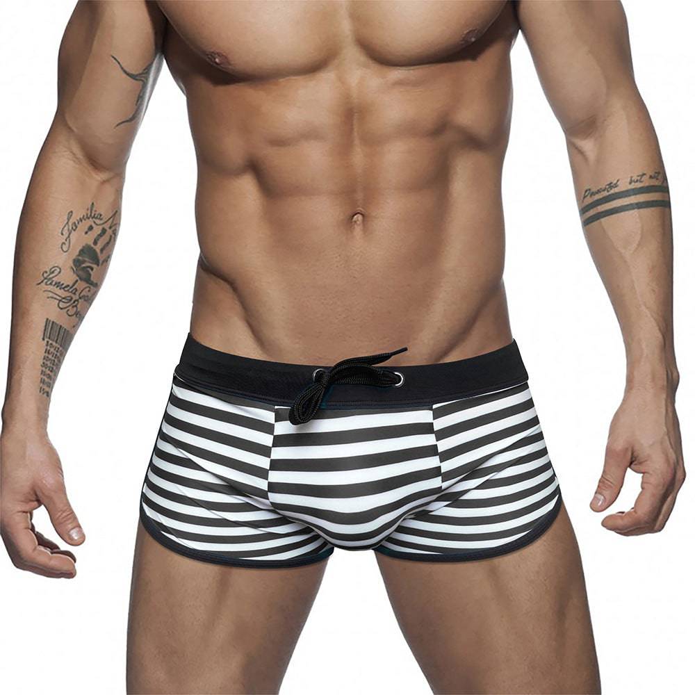 
                  
                    Sexy Striped Bikini Swimsuit Man Swimming Trunks for Men Slip Swimwear Swim Wear Briefs JESSBORN Beachwear Bathing Suit Shorts
                  
                