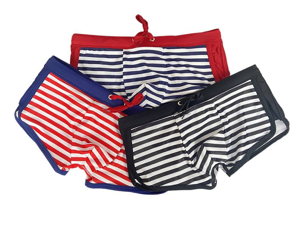 
                  
                    Sexy Striped Bikini Swimsuit Man Swimming Trunks for Men Slip Swimwear Swim Wear Briefs JESSBORN Beachwear Bathing Suit Shorts
                  
                