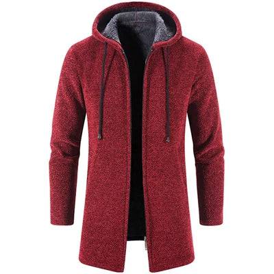 
                  
                    Winter Men's Cardigan Sweaters Fashion Male Long Knitted Sweater Cashmere Coats Casual Knitted Zipper Hooded Top Clothing
                  
                